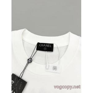 CH偽物 ブランド 販売超激安価格 目玉商品  スタイルアップ見えなシンプル半袖Tシャツ
