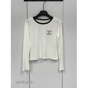 大人の定番 数量限定得価 コスパ最強新作におすすめコピー ブランド 通販CH長袖Tシャツ