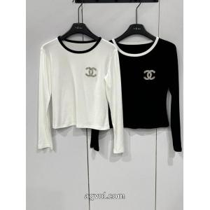 大人の定番 数量限定得価 コスパ最強新作におすすめコピー ブランド 通販CH長袖Tシャツ