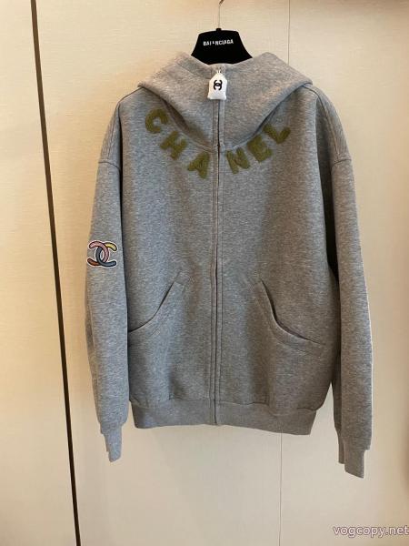 CH新型フード付きパーカージップコート 0