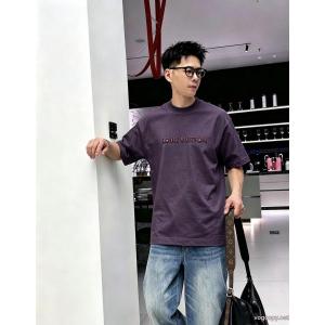  2026ブランド コピー必見 国内即発 早い者勝ち お買い得本物保証LOUIS VUITTON半袖Tシャツ
