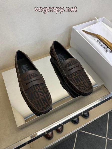 偽物 ブランド 激安ビジネスシューズセールで破格 シックな色合い きちんと感が抜群モスキーノ.. 1