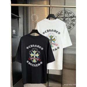 存在感絶大スタイル 26ss 2026最新作 海外発 注目を集める半袖TシャツCHROME HEARTS激安 ブランド 通販