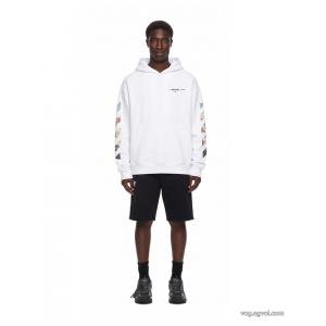 Off-White/2026限定フィギュア油絵ロゴキャップパーカー